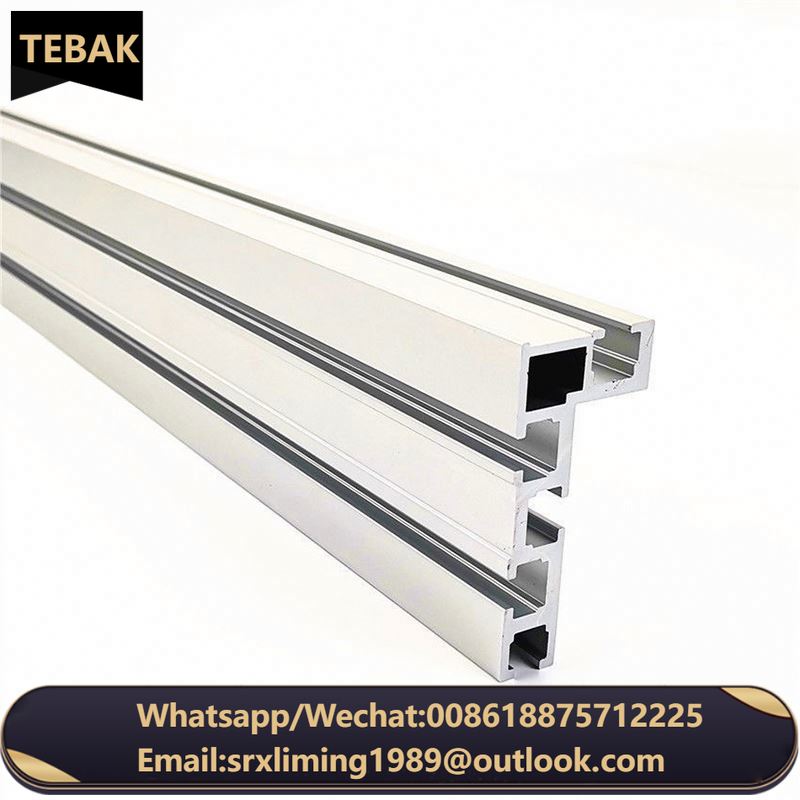 TEBAK Hot Seal 75mm Wide Aluminum Jig Fixture T Slide Track Fence for Woodworking Router Table