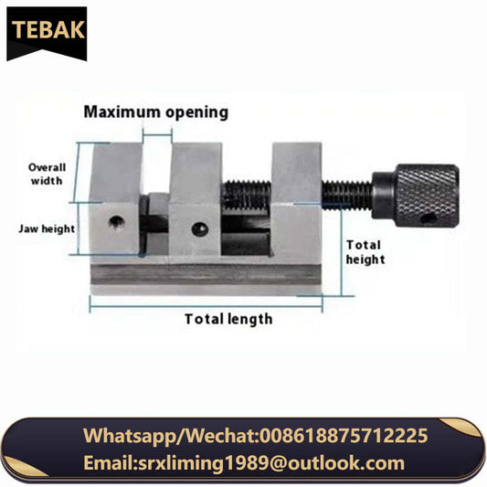 CNC Micro Precision Flat Pliers QGG33A 38A Mini Small Cross V-mouth Pliers V-groove Quality Tool Steel Lengthened Opening 35MM