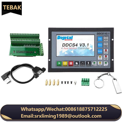 DDCSV3.1 DDCSV4.1 CNC offline motion control system motor motion controller instead of mach3 motion control system metal housing
