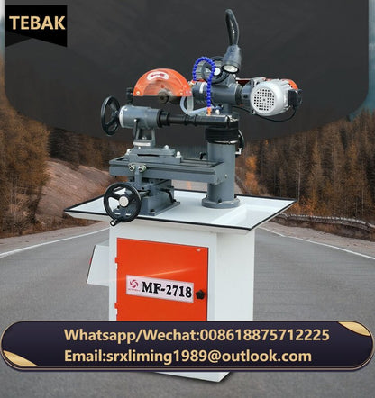 A TEBAK Grinder Universal Knife Sharpening Woodworking Automatic Grinder Cemented Carbide Saw Blade Multifunctional Grinder MF2718