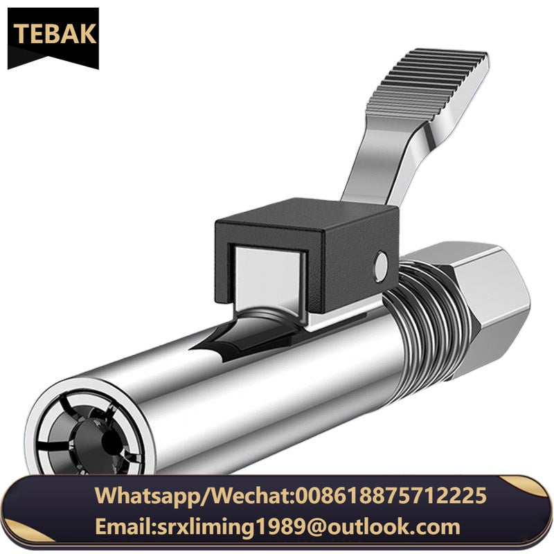 Butter Gun Nozzle Locking Clamp Type High Pressure Injection Nozzle Screw Type Double Handle Electro-pneumatic Butter Machine