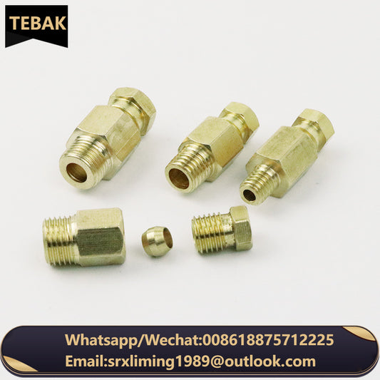 OEM Slider Tubing Connector Oil Distributor Hydraulic Hose Fitting Copper Brass Nozzle Hydraulic Quick Coupler Hydraulic Parts
