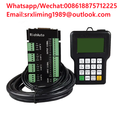 TEBAK CNC Controller Richauto DSP A11E A18E 3Axis 4Axis USB Remote Control System Supports Multi-Head Replacement and G Code