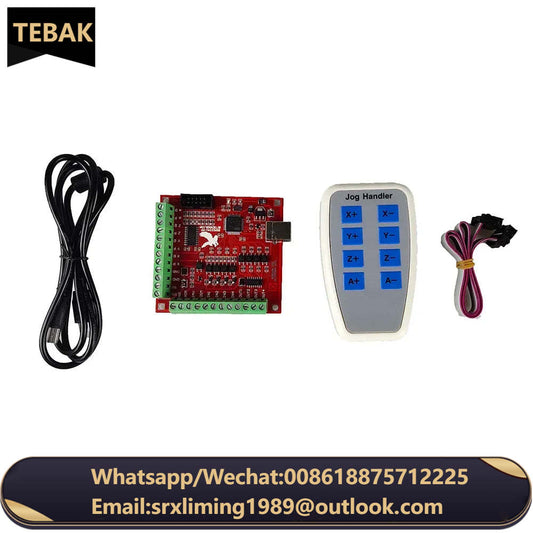 CNC Red Breakout Board USB MACH3 100Khz 4 Axis Interface Driver Motion Controller Driver Board