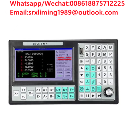 TEBAK CNC SMC5-5-N-N 5-axis RTCP Offline USB Controller 500KHz G Code 7-inch Large Screen Replaces Mach3 Cyclmotion
