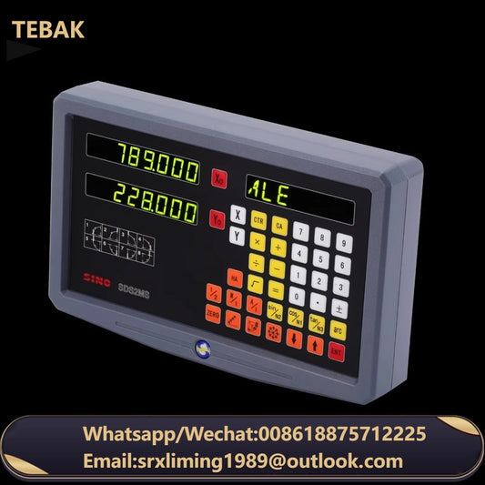 60 Hz SDS2MS Display Screen 2 Axis DRO Digital Readout for Grinding Milling Lathe