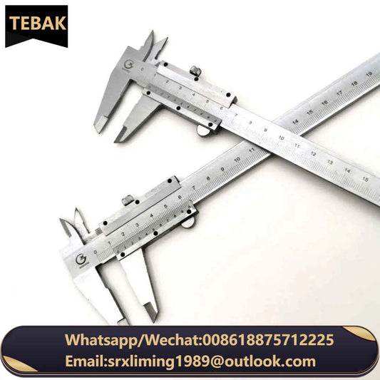 TEBAK High Precision 0-150MM 6 Inch/150mm Vernier Caliper Stainless Steel 300 Mm Calibrador Vernier 0-300mm Pie De Rey