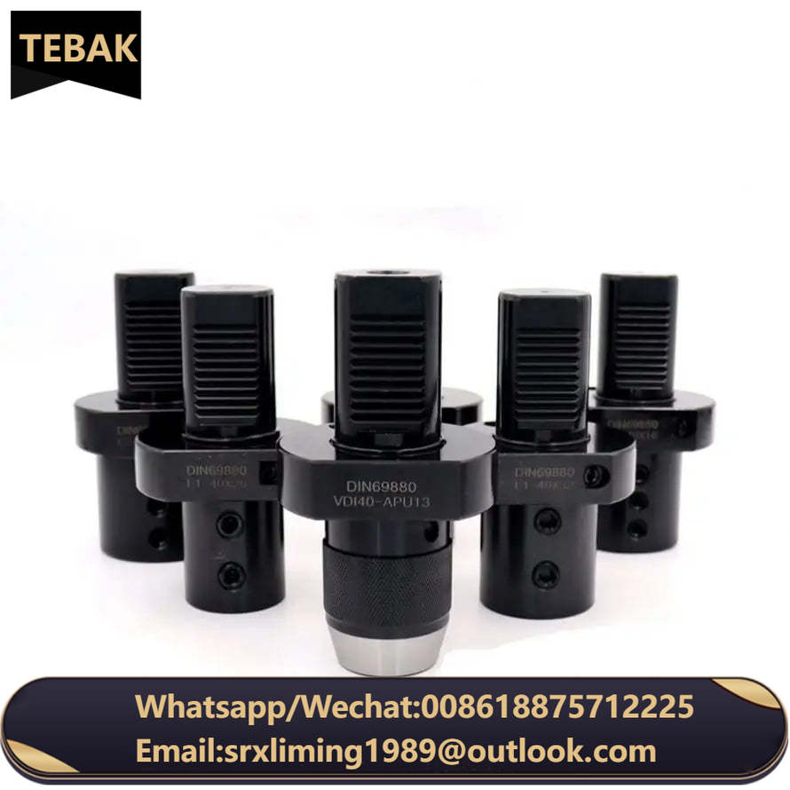 TEBAK Factory Supply Machine Tools Accessories VDI30 VDI40 VDI50 B1 B2 Type Tool Holders DIN69880 VDI ER Collet Chuck