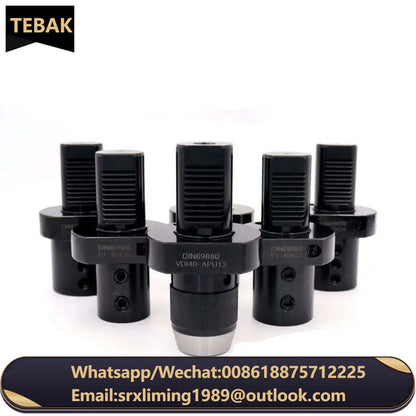 TEBAK Factory Supply Machine Tools Accessories VDI30 VDI40 VDI50 B1 B2 Type Tool Holders DIN69880 VDI ER Collet Chuck
