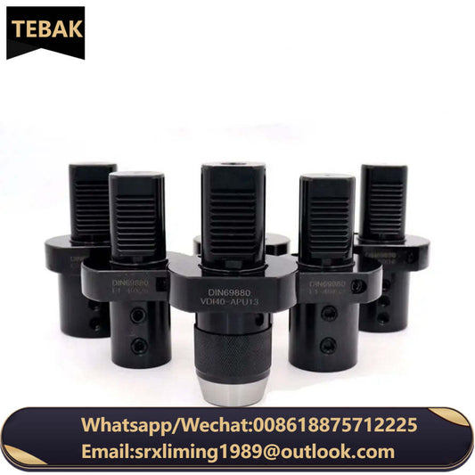 TEBAK Factory Supply Machine Tools Accessories VDI30 VDI40 VDI50 B1 B2 Type Tool Holders DIN69880 VDI ER Collet Chuck