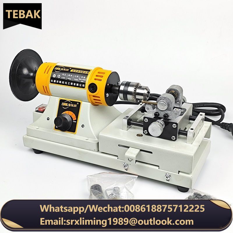 Multifunctional Adjustable-speed All-in-one Machine, Right Side Ball-pen Drilling Machine, Left Side Grinding Disc