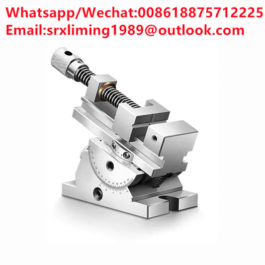 Universal Flat Jaw Precision Vise, Rotating vise，size 2 to 3 inches, 360° Rotation Adjustable angle, Vertical tilt up to 50°