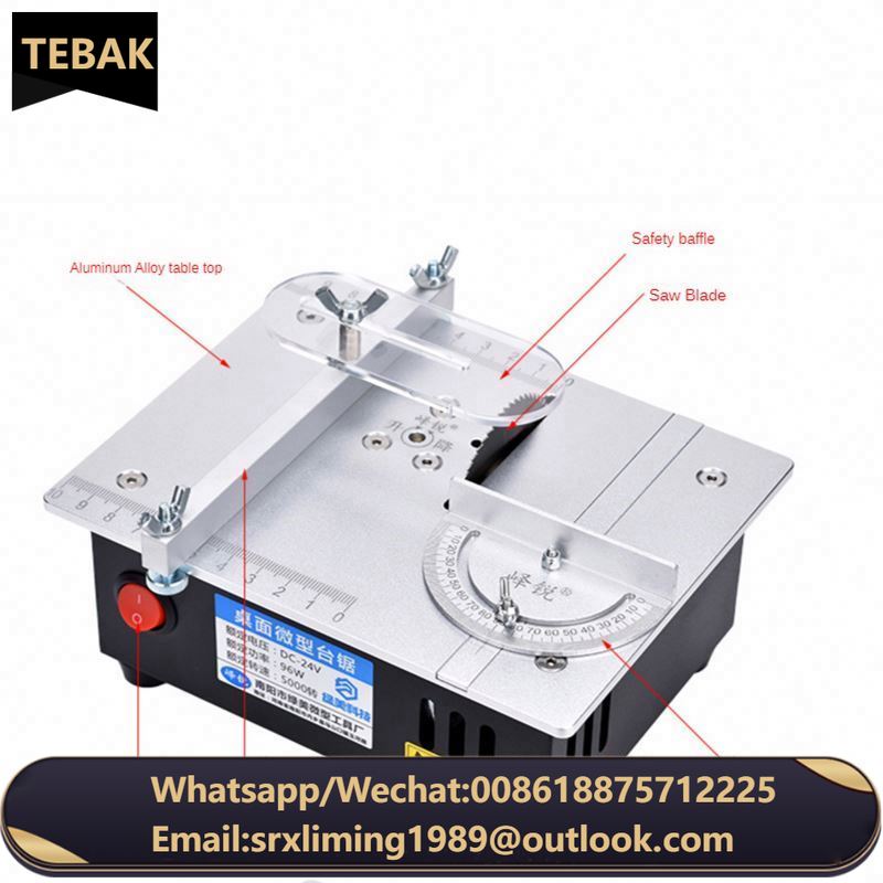 Mini Multifunctional Table Saw Electric Desktop Saws Small Household DIY Cutting Tool Woodworking Bench Lathe Cutter Machine