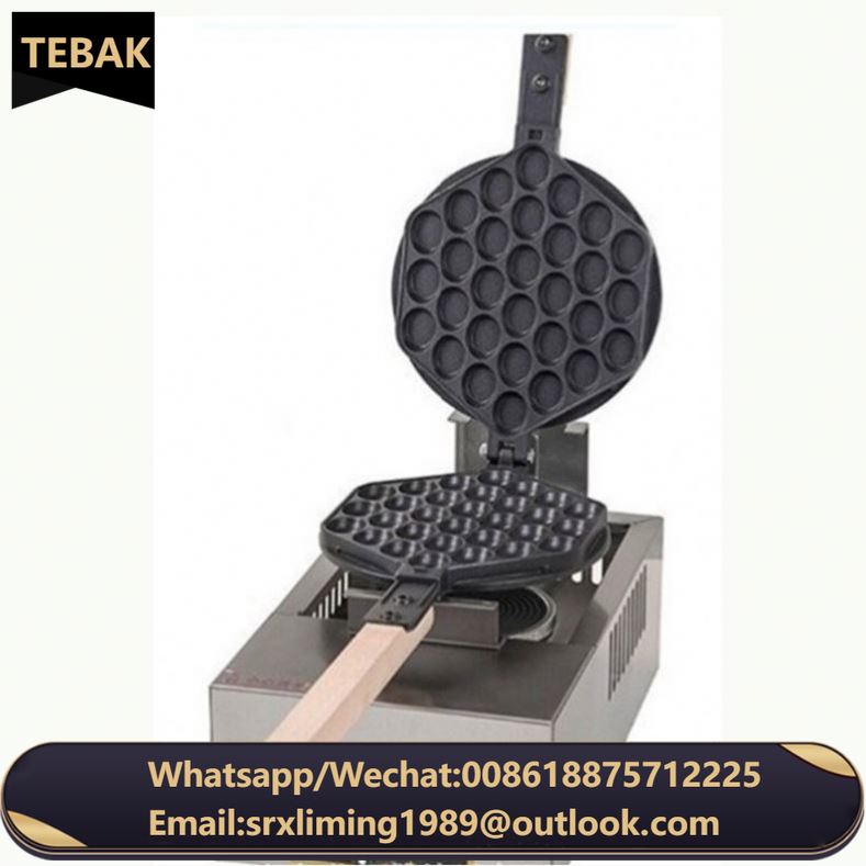 Tebak QQ Egg Puff Maker Home LPG Gas Egg Waffle Machine Commercial Nicht-stick Waffle Machine Kitchen Equipment Tebak QQ Egg Puf