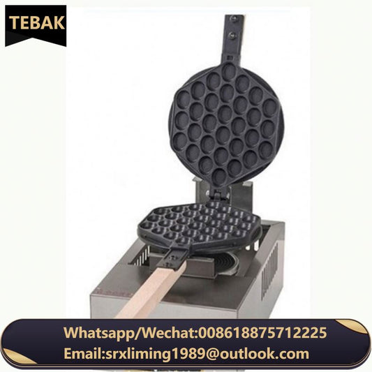 Tebak QQ Egg Puff Maker Home LPG Gas Egg Waffle Machine Commercial Nicht-stick Waffle Machine Kitchen Equipment Tebak QQ Egg Puf