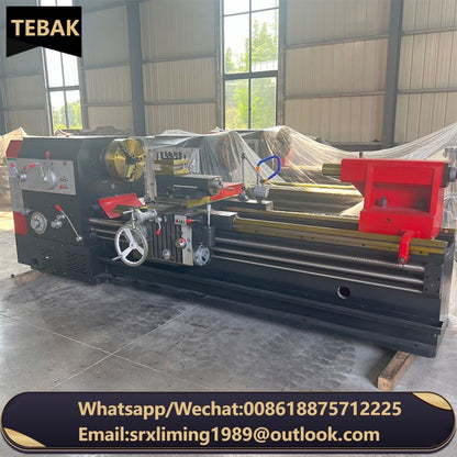 TEBAK Internal External Turning Taper Turning End Facing Other Heavy Duty Multi-functional Metal Horizontal Hand Lathe CW6180
