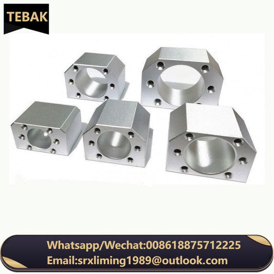 TEBAK D-01 SFU1605 1610 Ball Screw Nut Housing DSG12H 16H 20H 32H 40H Aluminium Alloy Ballscrew Nut Housing Bracket Holder Fit