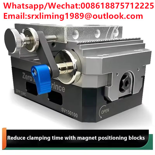 CNC Workpiece Locator Auxiliary Parallel Magnetic Suction Auxiliary Vise Vice Self Centering Vice Vise Magnet Locator Positioner