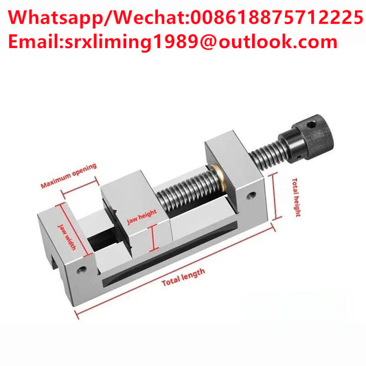 Precision Tool Maker QGG100 4 Inch CNC Vise Right Angle Mirror Grinder CNC Vise Grab Tong Surface Grinder Milling Machine
