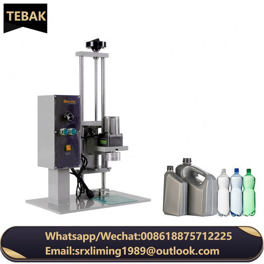TEBAK Glass Bottle Aluminum Screw Automatic Capping Sealing Machine