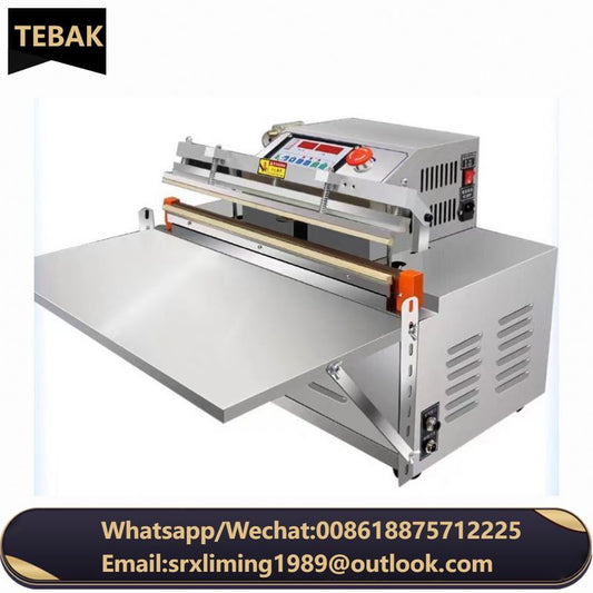 TEBAK Single Chamber Inflating Gas Food Meat Pumping Fruit Vegetable External Vacuum Packaging Machine