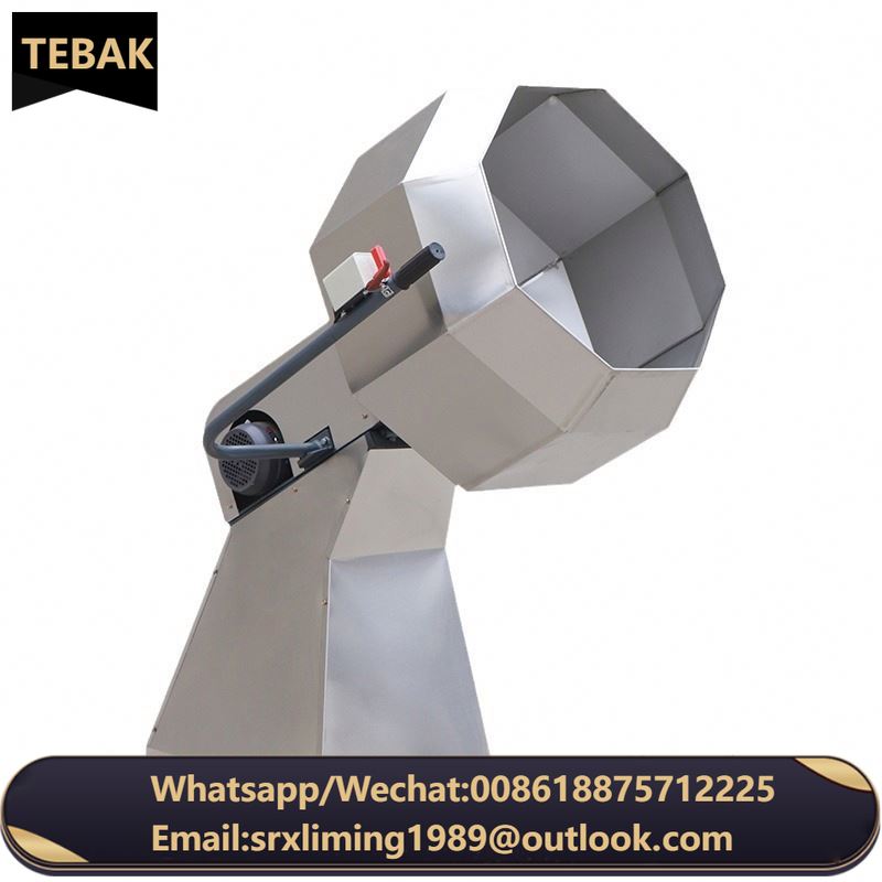 TEBAK Fully Automatic Potato Chips Snack Flavoring Machine French Fries Seasoning Machine Nuts Food Seasoning Processing Machine