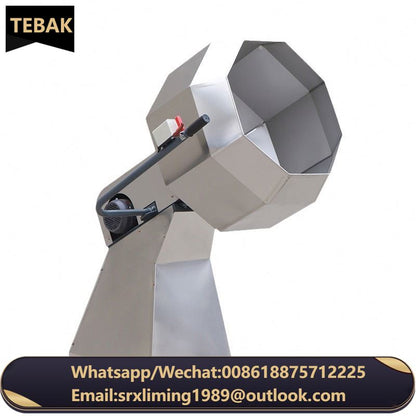 TEBAK Fully Automatic Potato Chips Snack Flavoring Machine French Fries Seasoning Machine Nuts Food Seasoning Processing Machine