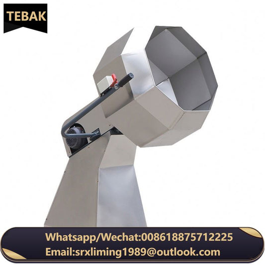 TEBAK Fully Automatic Potato Chips Snack Flavoring Machine French Fries Seasoning Machine Nuts Food Seasoning Processing Machine