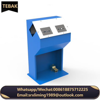 A TEBAK High quality bathroom Beach Slippers 4/6 Hole Strap Fixing Machine for Sandals Strap Application