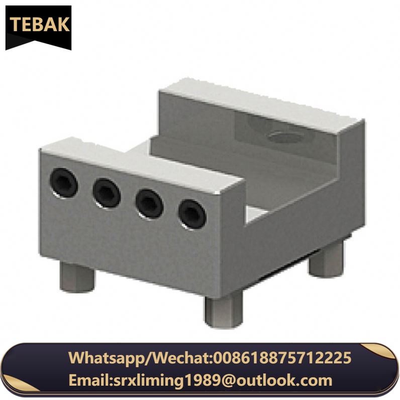 U-Shaped 20mm Slot Type Stainless Steel Holder 3r Tooling System Edm Electrode Holders Steel Oblong or square Slot Steel Chuck