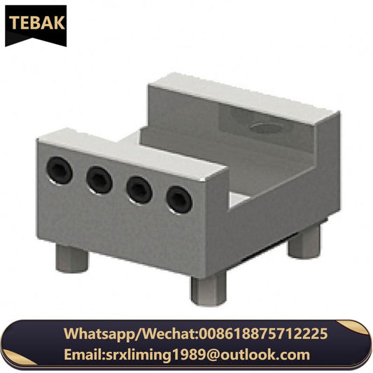 U-Shaped 20mm Slot Type Stainless Steel Holder 3r Tooling System Edm Electrode Holders Steel Oblong or square Slot Steel Chuck