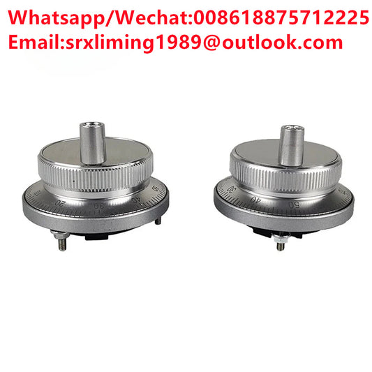 4 terminal 6 terminal CNC pulse generator handwheel 5V 60mm 100PPR manual pulse generator handwheel rotary encoder electronic