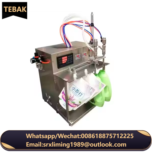 Liquid Filling Machine Cleaner Soap Suction Nozzle Self-Standing Bag Peristaltic Pump Spout Pouch Multi-head Filling Machine