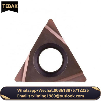 TEBAK TPGT TPGH 080202L Carbide Inserts Boring Cutter Inserts High Precision Lathe Cutting Tools for Steel