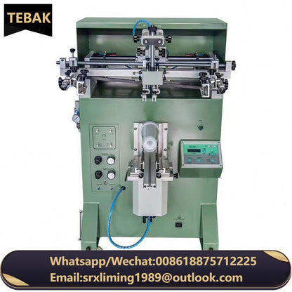 Screen Printing Machine Paper Cup Curved Cylindrical Drum Circular Printing Machine Screen-Process Press Printing Equipment
