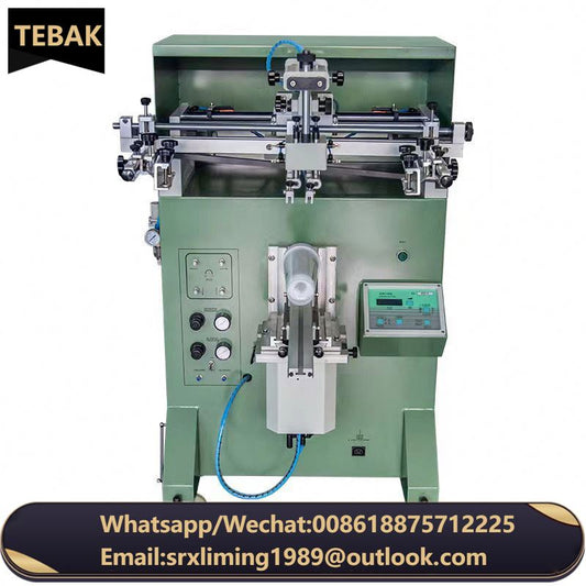 Screen Printing Machine Paper Cup Curved Cylindrical Drum Circular Printing Machine Screen-Process Press Printing Equipment