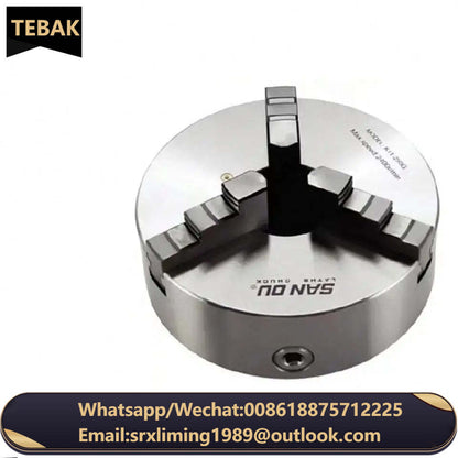 K11-80/100/130/160/200 3 Jaw Lathe Chuck Self-Centering K11-125 Sanou Brand 3 Jaw Chuck Metal Chuck for Mini Metal Lathe