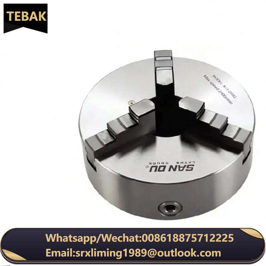 K11-80/100/130/160/200 3 Jaw Lathe Chuck Self-Centering K11-125 Sanou Brand 3 Jaw Chuck Metal Chuck for Mini Metal Lathe