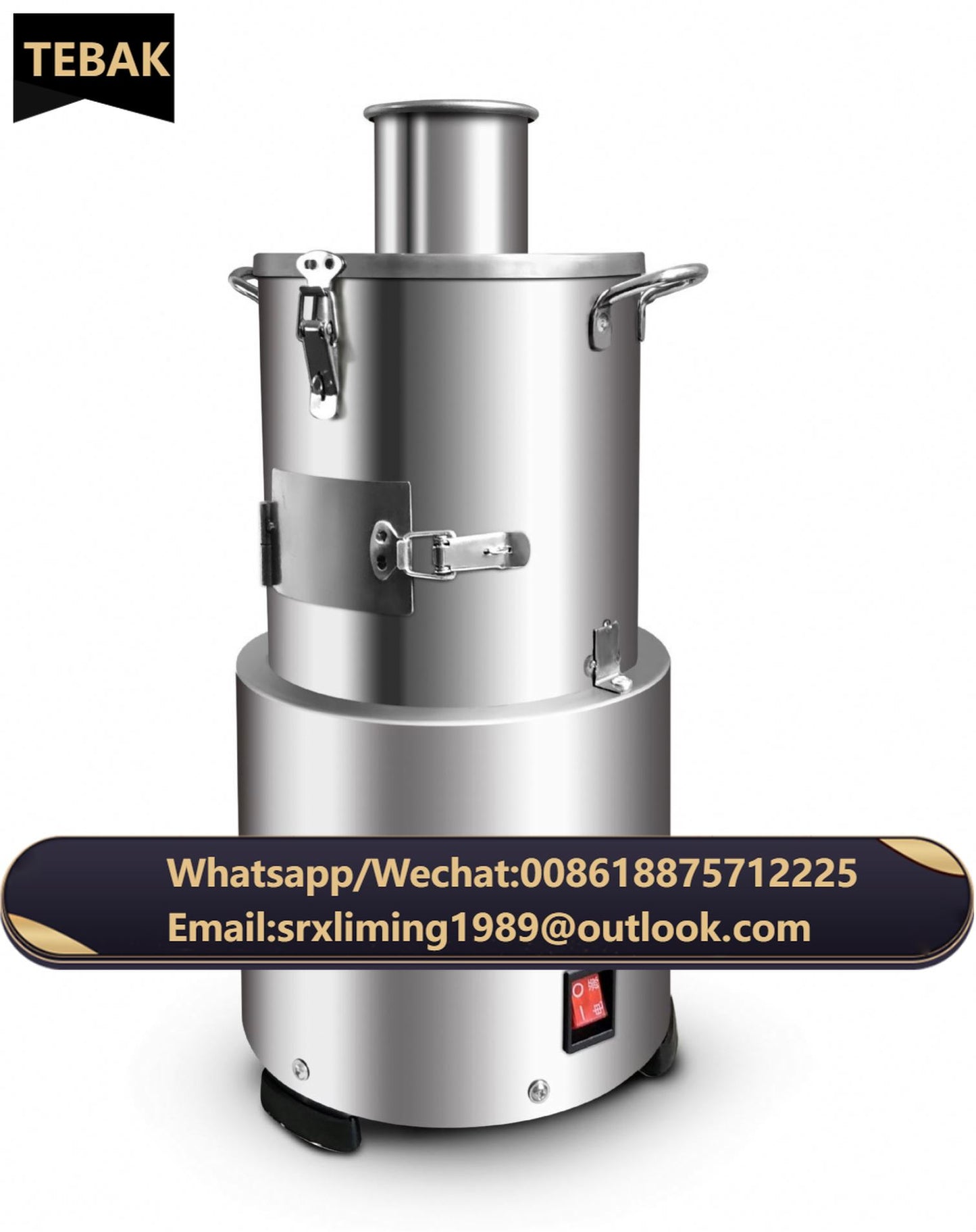 TEBAK High Quality Garlic Breaking Machine Electric Small Portable Garlic Peeler for Home