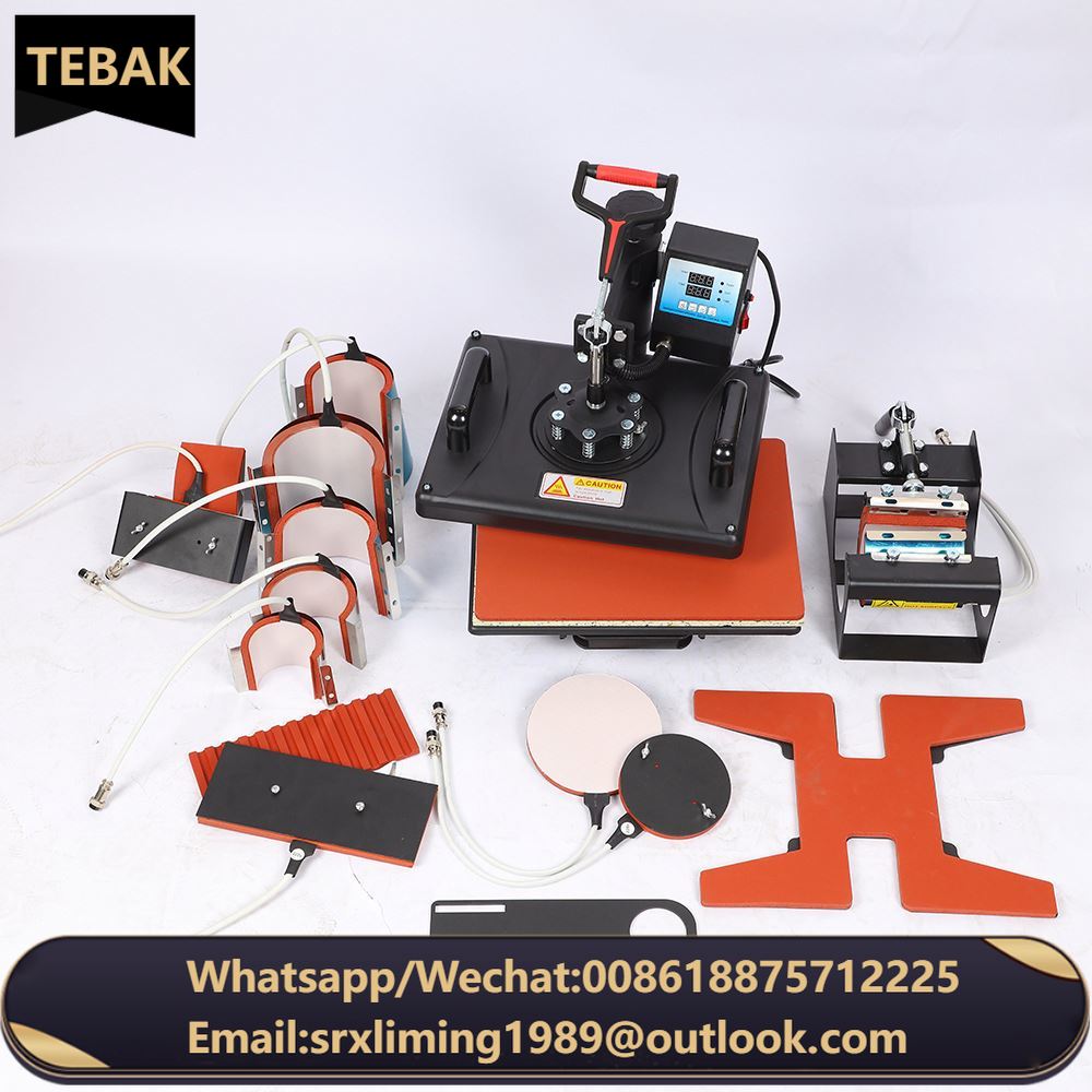 2024 TEBAK Newest Heat Press Machine 8 in 1 for Menu Price List