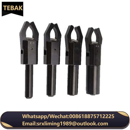 TEBAK CNC Lathe Bar Puller Lathe Automatic Bar Puller Claw Pull Clamp Feeder 16 20 25 32 Round/Square Shank Clamping