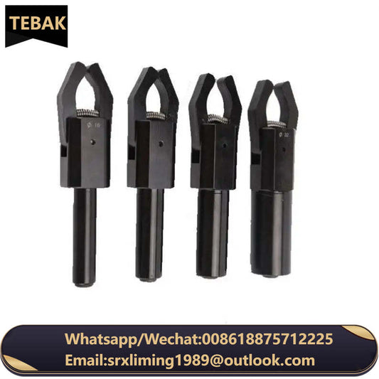 TEBAK CNC Lathe Bar Puller Lathe Automatic Bar Puller Claw Pull Clamp Feeder 16 20 25 32 Round/Square Shank Clamping