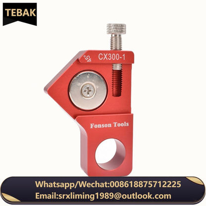 TEBAK W-63 Woodworking Scratching Tool Set with Magnet SS Ruler 45 Degrees 60 Degrees 90 Degrees