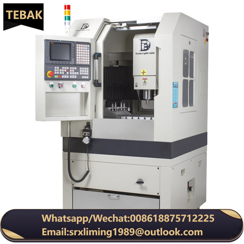 TEBAK JY-07 Small Aluminum Alloy Chamfer Engraving Machine Mobile Phone Frame Shell CNC High-gloss Machine engraving machine