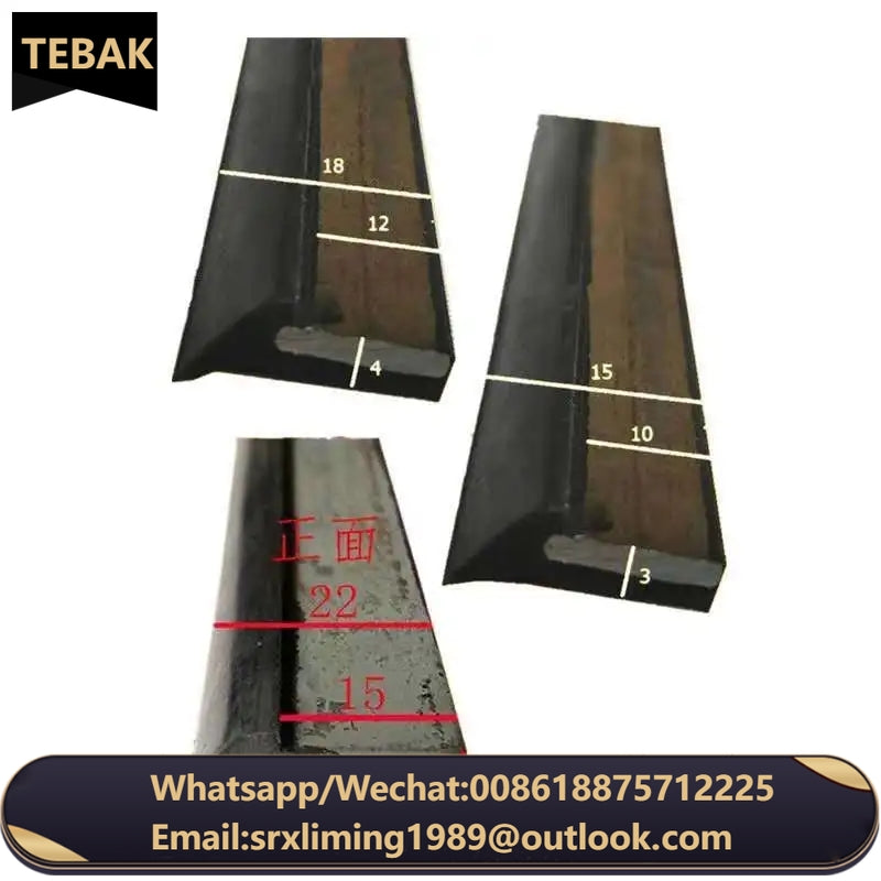 High-quality CNC Machine Tool Oil Scraping Strip 3.0x10mm 4.0x12mm 5.0x15 mm Linear Slideway Black Integrated Wiper Lip
