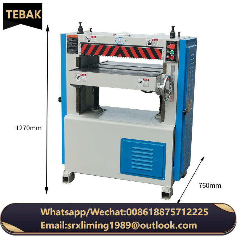 A TEBAK Factory Supplier New Brand Wood Surface Thickness Tree Stump Jointer Bench Planer