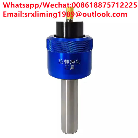 Straight Shank 8.0mm Hexagonal Squareal CT08 CT16 Rotary Broach Punch Holder British System C16/C20/C22/C25/C32 for Lathe