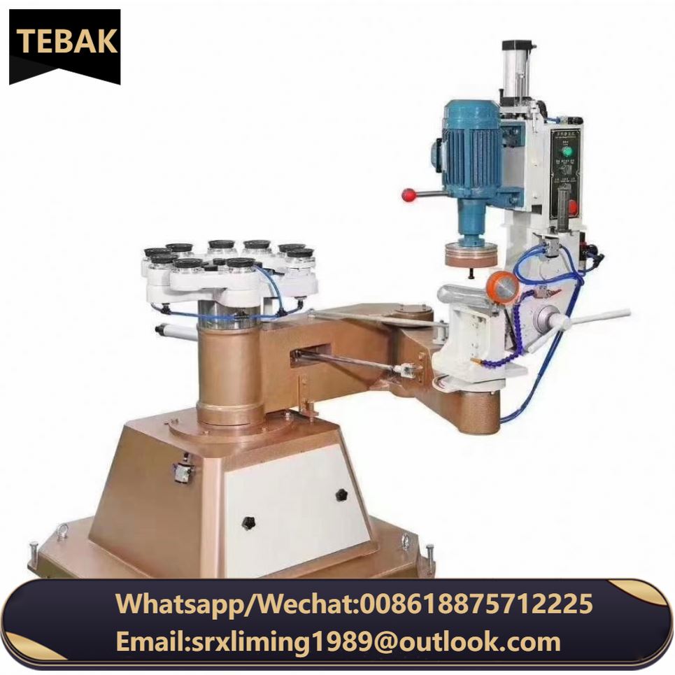 TEBAK CX-21 Single Arm Irregular Shape Round Glass Edge Polishing Machine Price