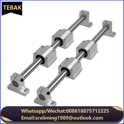 TEBAK D-24 SCS8 10 20 30 40 50 60UU Aluminium Linear Slide Linear Bearing Linear Block SCS SMA Slide Block SK SHF Support Seat