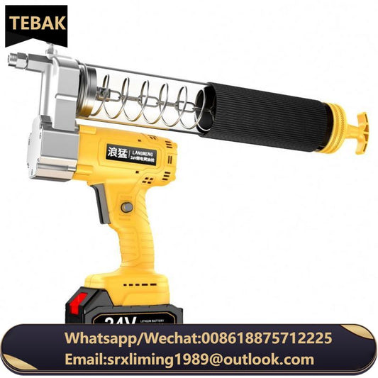 Electric Cordless Grease Power Lithium Battery Hand Grease air Gun Fitting High Pressure Pneumatic Cordless Grease Gun Parts